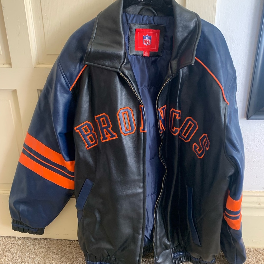 NFL Broncos Leather Jacket